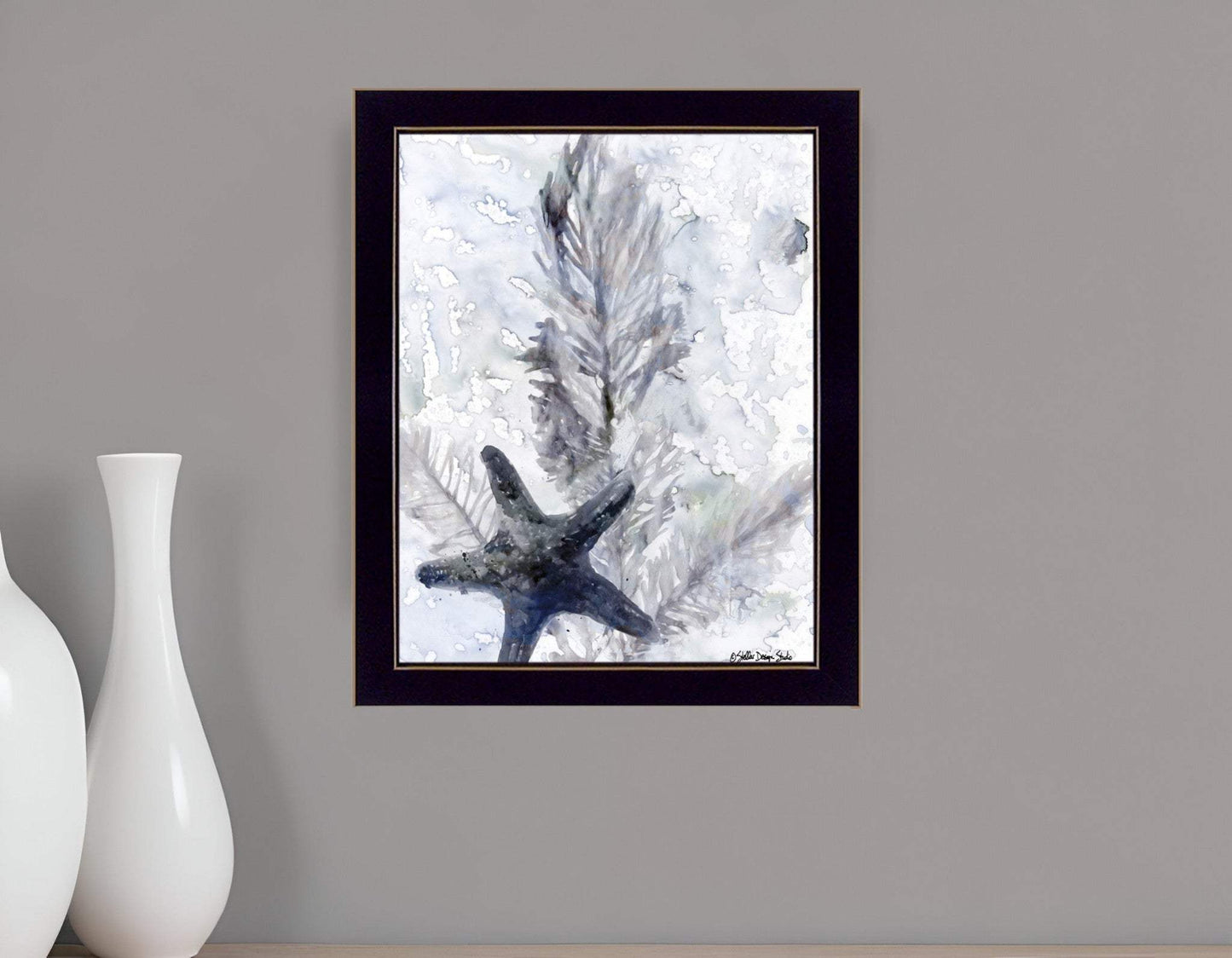 Ocean Collection 4 Black Framed Print Wall Art - Homeroots - Flyclothing LLC