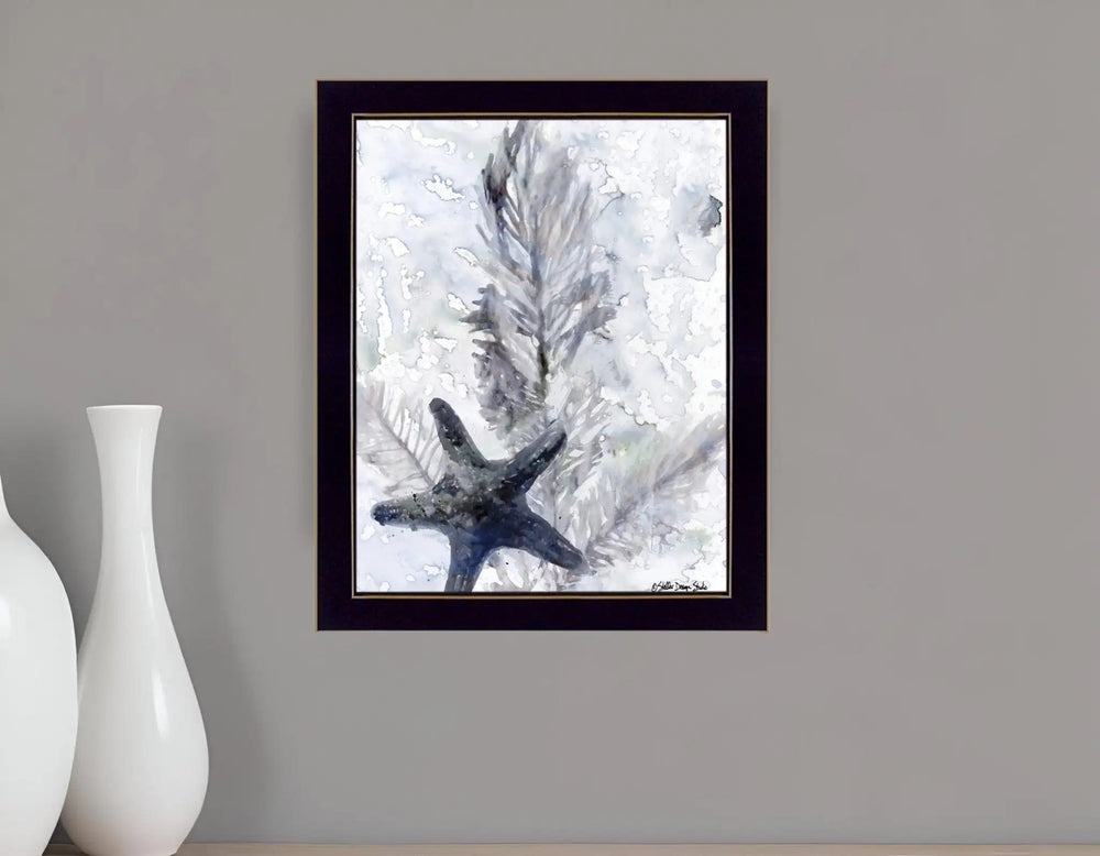 Ocean Collection 4 Black Framed Print Wall Art - Homeroots