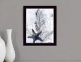Ocean Collection 4 Black Framed Print Wall Art - Homeroots