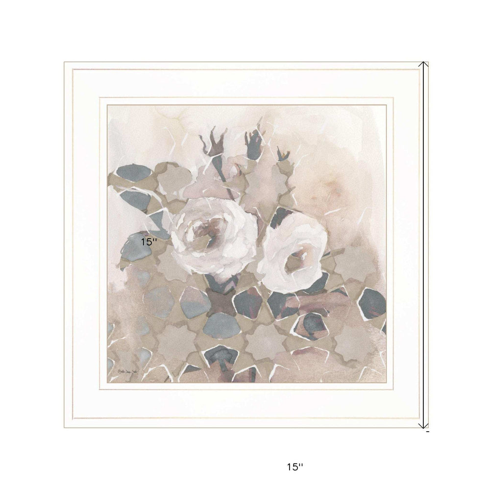 Transitional Blooms I 2 White Framed Print Wall Art - Homeroots - Flyclothing LLC