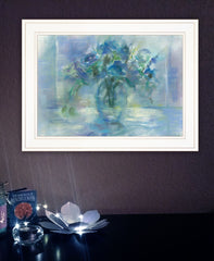 Susies Blue 2 White Framed Print Wall Art