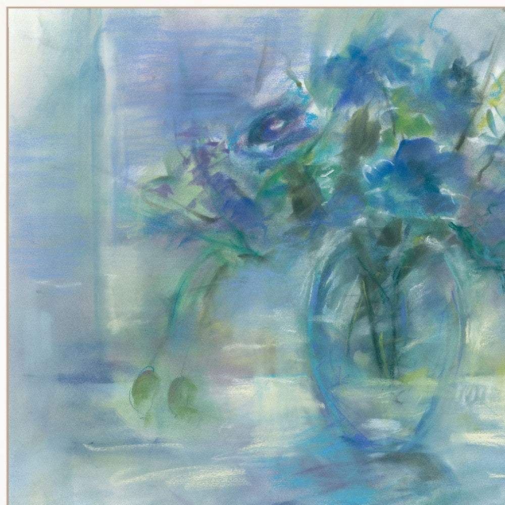 Susies Blue 2 White Framed Print Wall Art - Homeroots - Flyclothing LLC