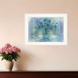 Susies Blue 2 White Framed Print Wall Art - Homeroots - Flyclothing LLC