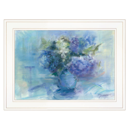 Bouquet 2 White Framed Print Wall Art - Homeroots