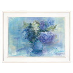 Bouquet 2 White Framed Print Wall Art - Homeroots