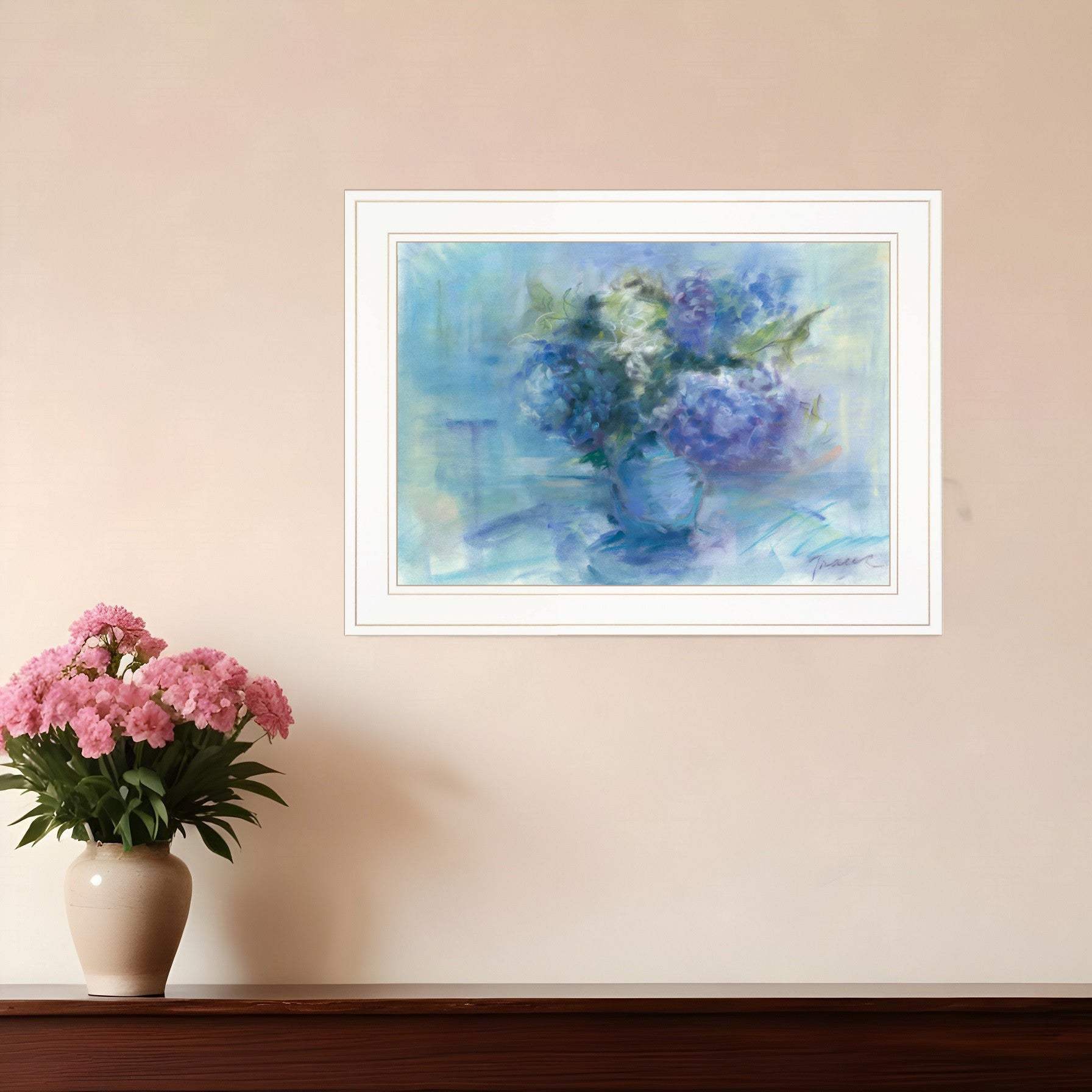 Bouquet 2 White Framed Print Wall Art - Homeroots - Flyclothing LLC
