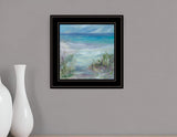 Blue Horizons 3 Black Framed Print Wall Art - Homeroots - Flyclothing LLC