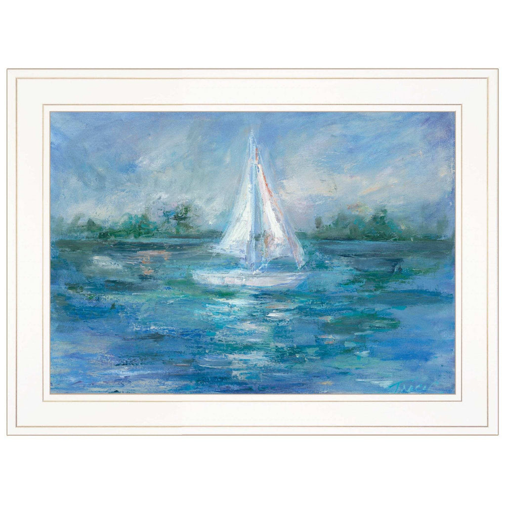 A Day In the Life 2 White Framed Print Wall Art - Homeroots - Flyclothing LLC