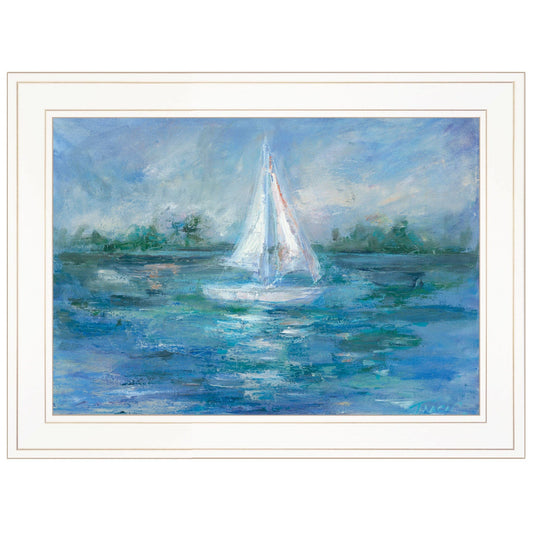 A Day In the Life 2 White Framed Print Wall Art - Homeroots
