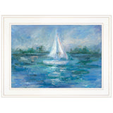A Day In the Life 2 White Framed Print Wall Art - Homeroots