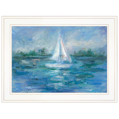 A Day In the Life 2 White Framed Print Wall Art - Homeroots