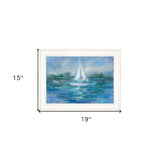 A Day In the Life 2 White Framed Print Wall Art - Homeroots - Flyclothing LLC