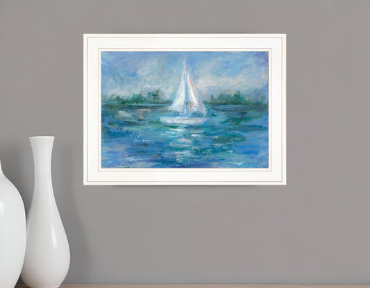A Day In the Life 2 White Framed Print Wall Art - Homeroots