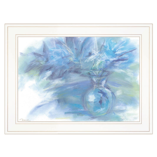 Morning Glory 2 White Framed Print Wall Art - Homeroots