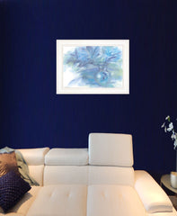 Morning Glory 2 White Framed Print Wall Art - Homeroots