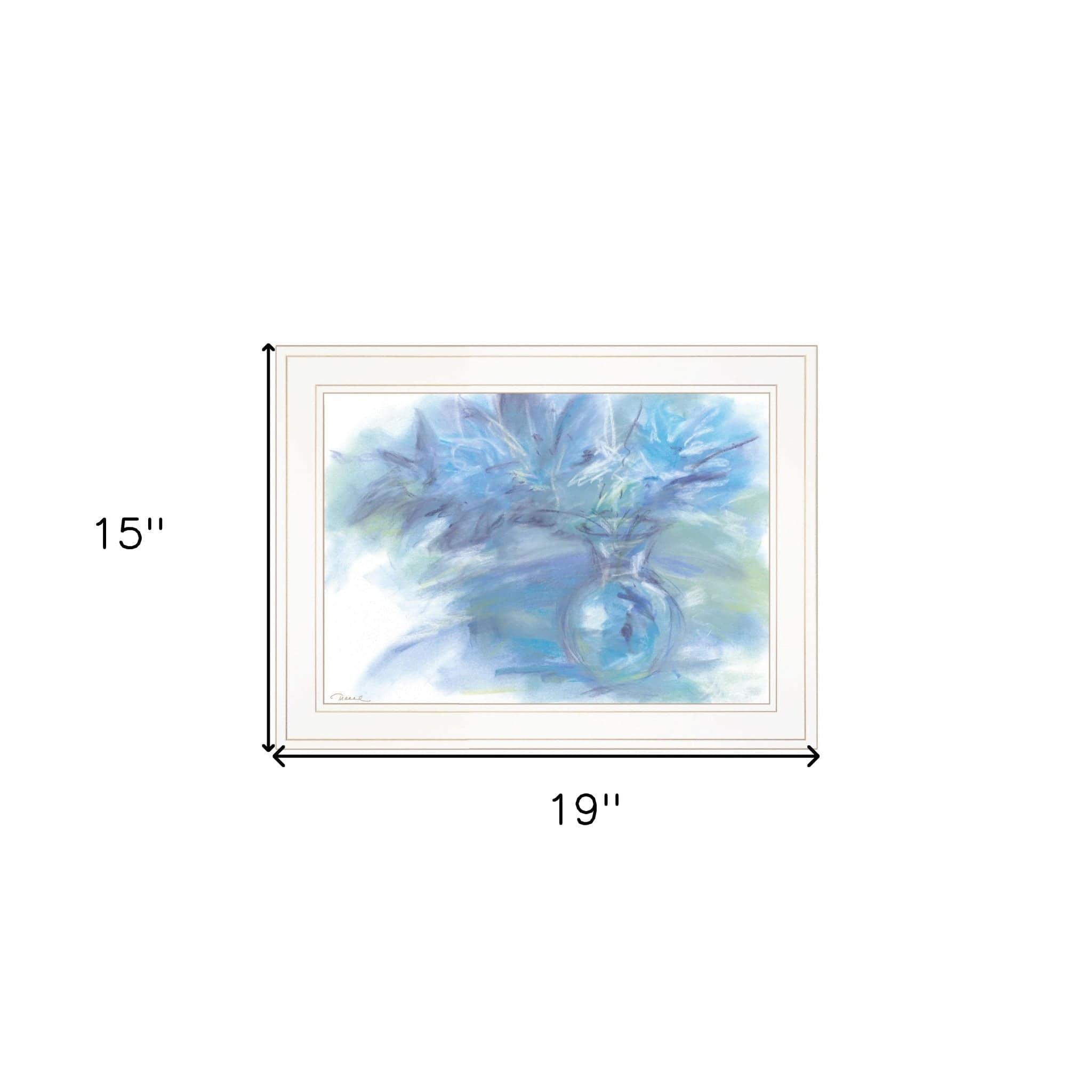 Morning Glory 2 White Framed Print Wall Art - Homeroots