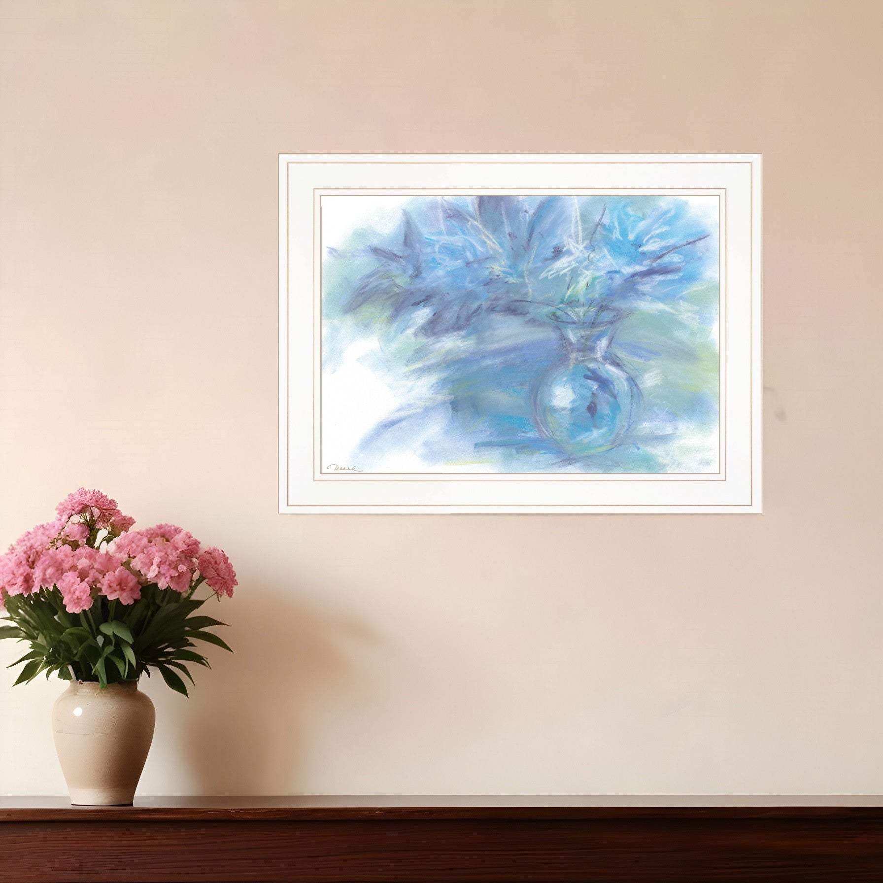 Morning Glory 2 White Framed Print Wall Art - Homeroots - Flyclothing LLC