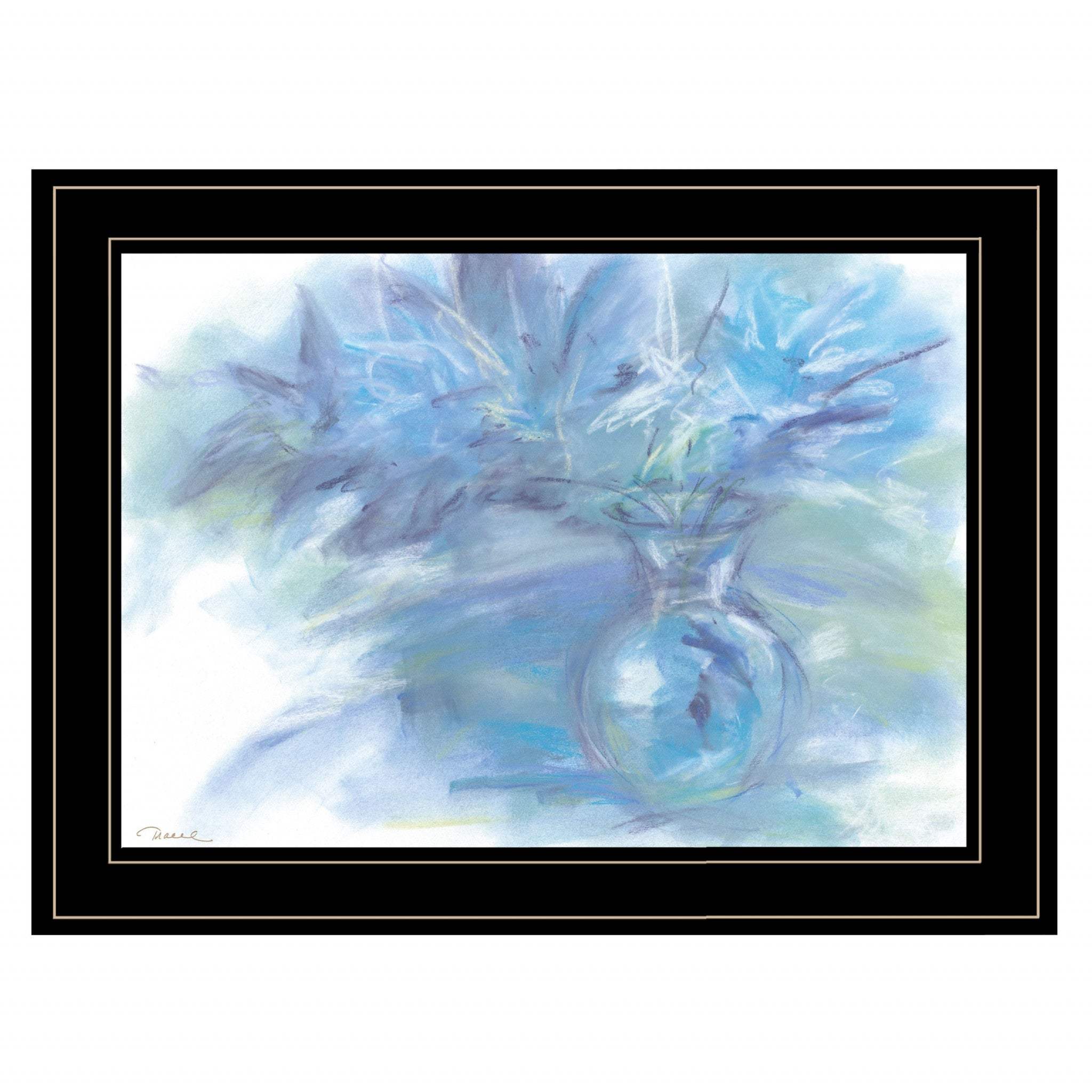 Morning Glory 3 Black Framed Print Wall Art - Homeroots - Flyclothing LLC