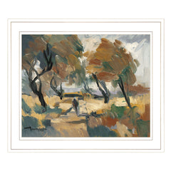 Early Walk 2 White Framed Print Wall Art - Homeroots
