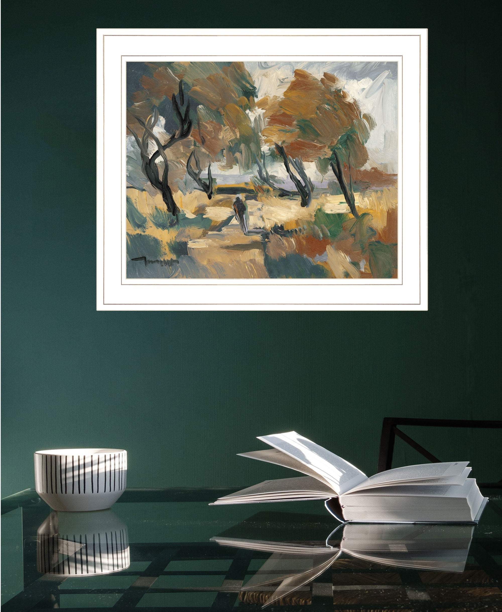 Early Walk 2 White Framed Print Wall Art - Homeroots - Flyclothing LLC