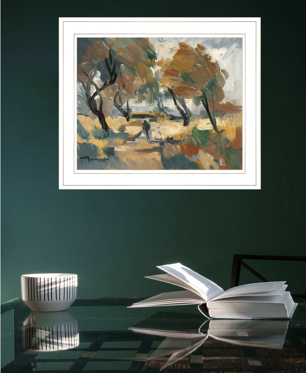 Early Walk 2 White Framed Print Wall Art - Homeroots - Flyclothing LLC