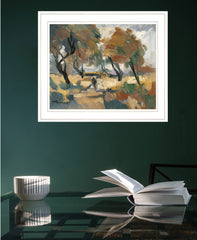Early Walk 2 White Framed Print Wall Art - Homeroots