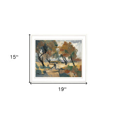 Early Walk 2 White Framed Print Wall Art - Homeroots