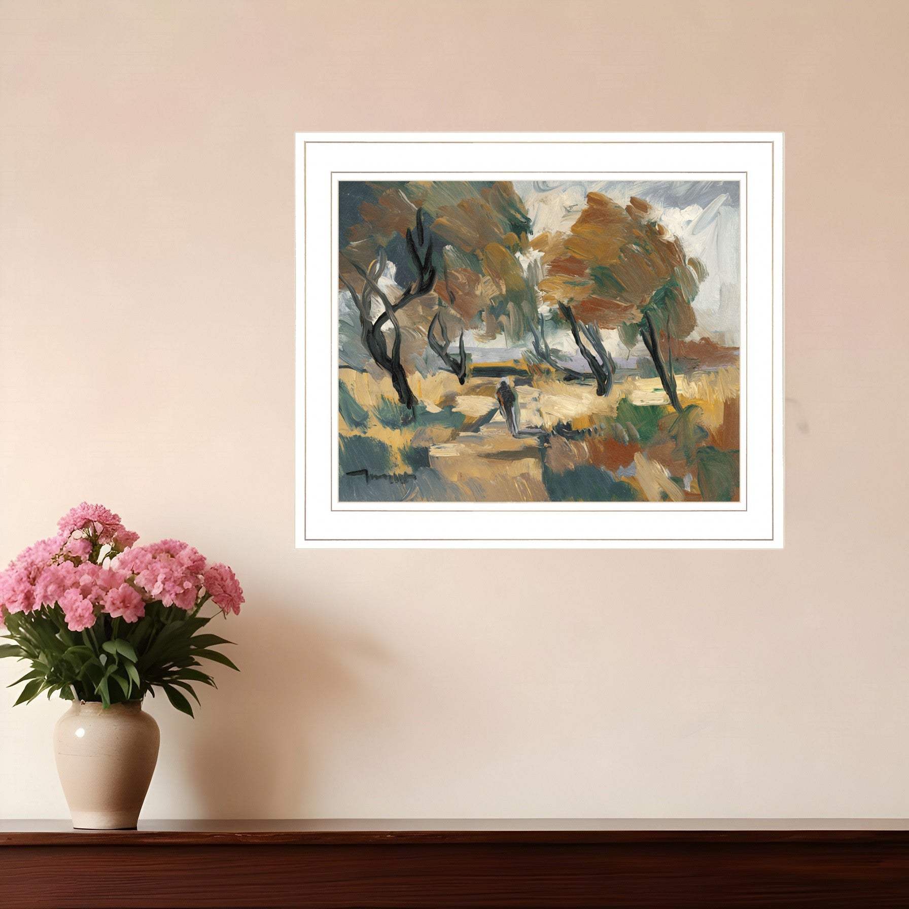 Early Walk 2 White Framed Print Wall Art - Homeroots - Flyclothing LLC