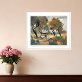 Early Walk 2 White Framed Print Wall Art - Homeroots