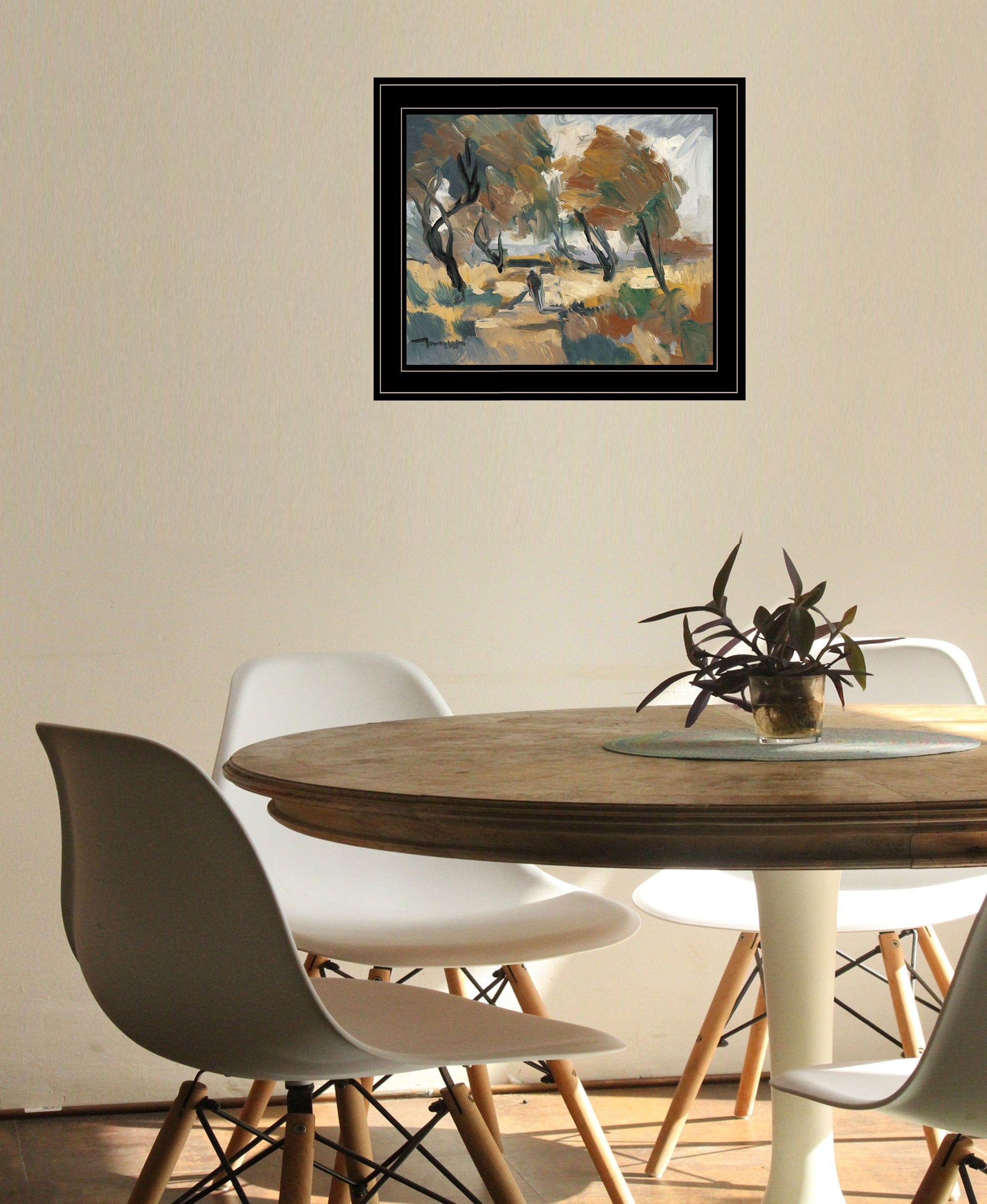 Early Walk 3 Black Framed Print Wall Art - Homeroots