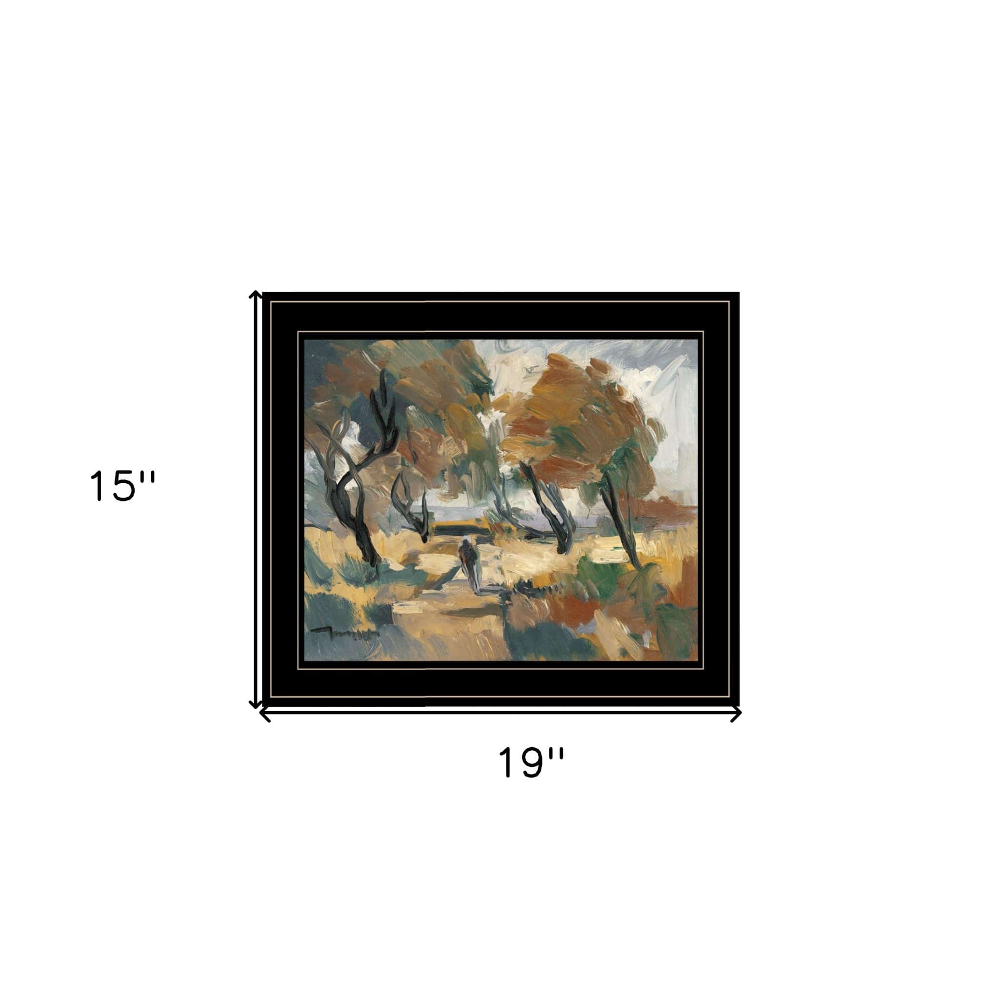 Early Walk 3 Black Framed Print Wall Art - Homeroots