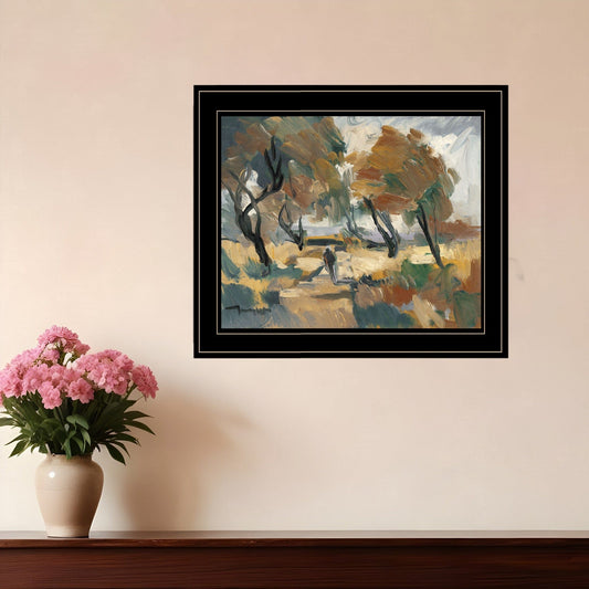 Early Walk 3 Black Framed Print Wall Art - Homeroots