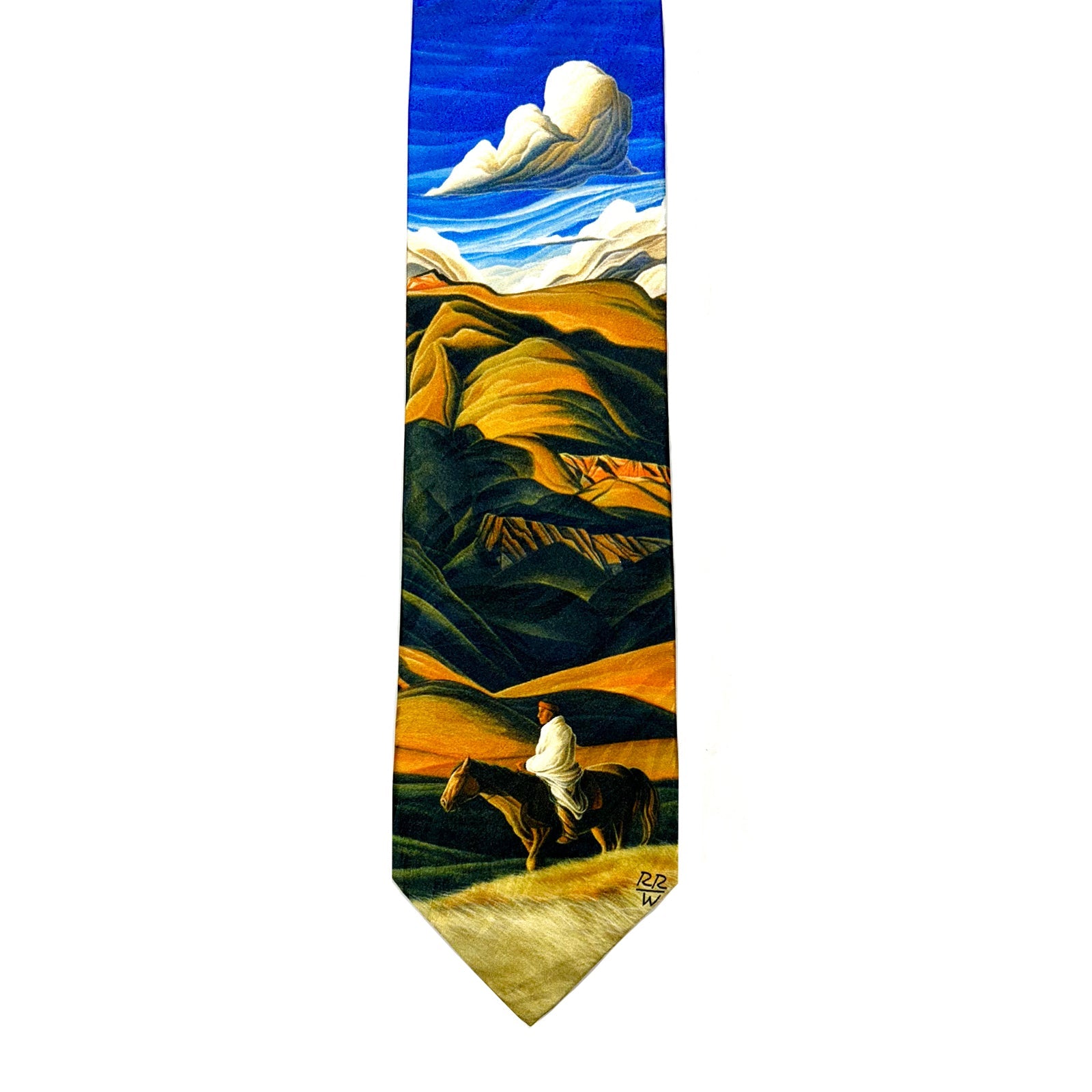 Rockmount Ranch Wear Desert Overlook Western Silk Tie by William Haskell - Rockmount Clothing - Flyclothing LLC