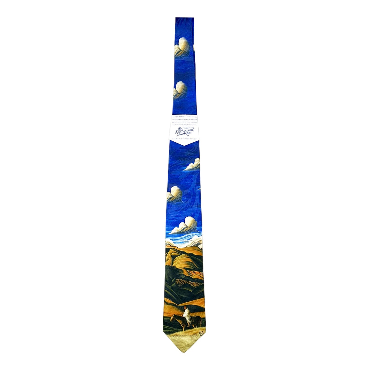 Rockmount Ranch Wear Desert Overlook Western Silk Tie by William Haskell - Rockmount Clothing - Flyclothing LLC