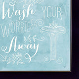 Set Of Three Wash 5 Black Framed Print Bathroom Wall Art - Homeroots