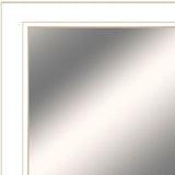 Set Of Three Coffee And Tea White Framed Kitchen Wall Art With Mirror And Hooks - Homeroots