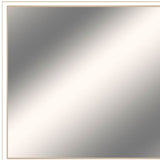 Set Of Three Friendship Journey White Frame Wall Art With Mirror - Homeroots