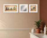 Set Of Three Nature Bath 1 White Framed Print Bathroom Wall Art - Homeroots