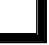 Set Of Three Natures Calling Black Framed Bathroom Wall Art With Mirror - Homeroots