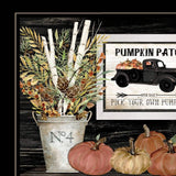 Set Of Two Harvest Moon 2 Black Framed Print Kitchen Wall Art - Homeroots - Flyclothing LLC