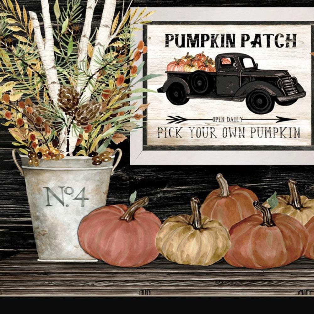 Set Of Two Harvest Moon 3 Black Framed Print Kitchen Wall Art - Homeroots - Flyclothing LLC