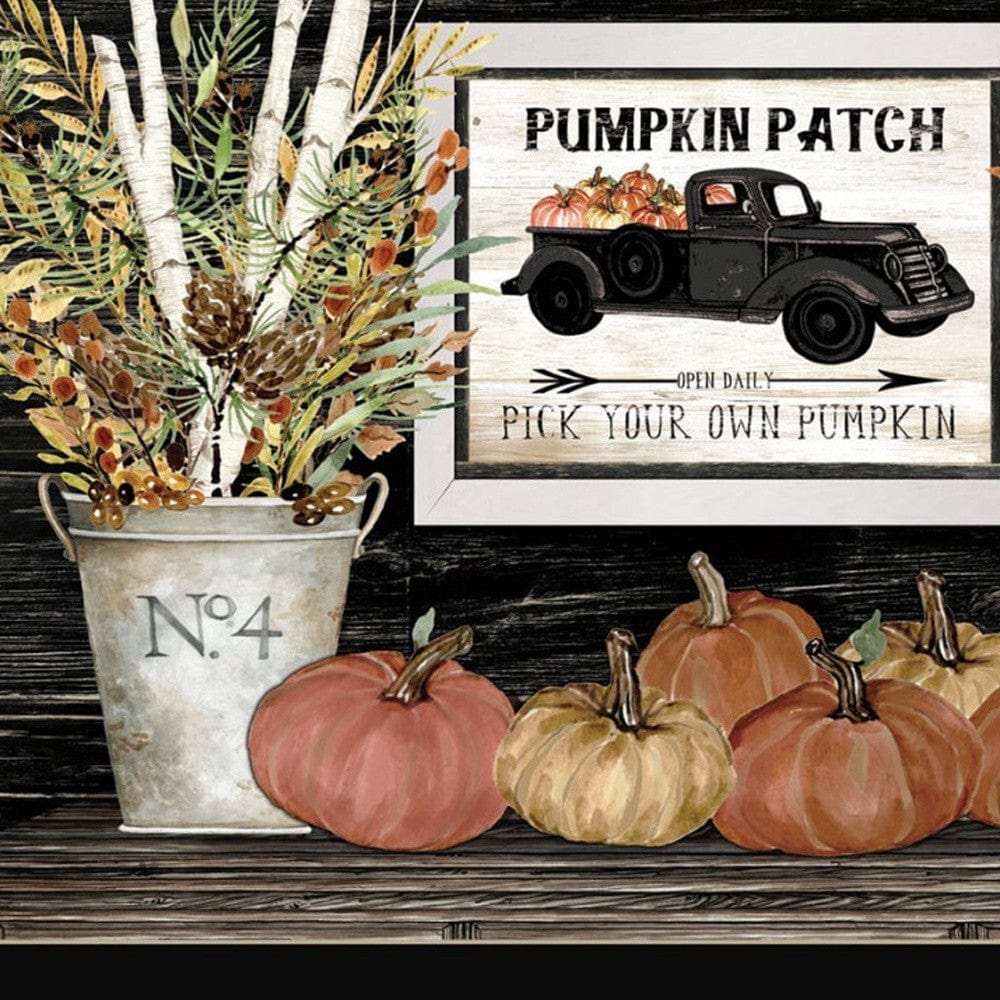 Set Of Two Harvest Moon 3 Black Framed Print Kitchen Wall Art - Homeroots - Flyclothing LLC