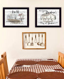 Set Of Two Stays at Grandmas Black Framed Print Wall Art - Homeroots - Flyclothing LLC