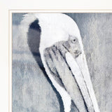 Set Of Two Pelican Party White Framed Coastal Wall Art - Homeroots