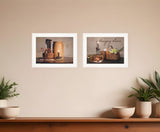 Set Of Two Amazing Grace 5 White Framed Print Kitchen Wall Art - Homeroots