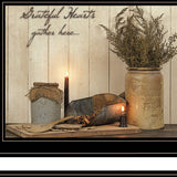 Set Of Two Blessed Gathering 2 Black Framed Print Kitchen Wall Art - Homeroots - Flyclothing LLC