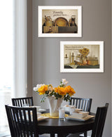 Set Of Two May Our Hearts Be warm 1 White Framed Print Kitchen Wall Art - Homeroots - Flyclothing LLC
