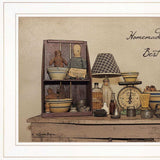 Set Of Two Homemade is Best 1 White Framed Print Kitchen Wall Art - Homeroots - Flyclothing LLC