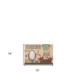 Set Of Two Country Bath III White Framed Print Bathroom Wall Art - Homeroots - Flyclothing LLC