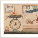 Set Of Two Country Bath III White Framed Print Bathroom Wall Art - Homeroots - Flyclothing LLC